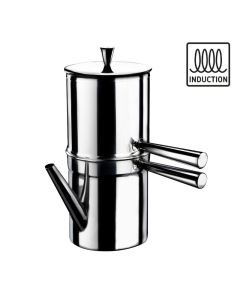 Caffettiera Napoletana INDUCTION in acciaio inox 18/10