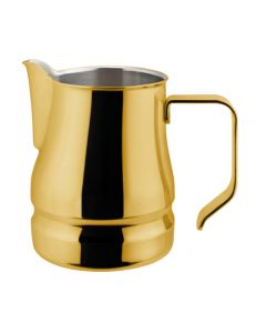 Lattiera per latte art Évolution oro in acciaio inox 18/10 tazze 3
