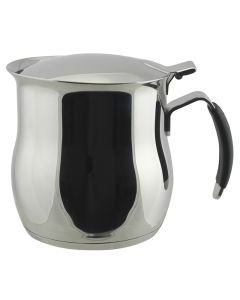 Caffettiera Omnia per induzione in acciaio inox 18/10 con manico in silicone e astuccio tazze 2