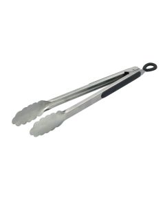 Molla per barbecue in acciaio inox con inserti silicone cm 40