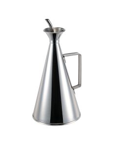 Oliera con beccuccio dosatore antigoccia in acciaio inox 18/10 cl 100