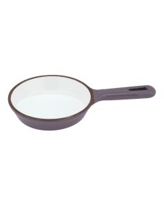 Monoporzione Mini Padella grigia ghisa smaltata Ø cm 10