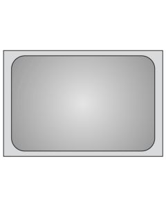 Teglia GN 1/1 in acciaio inox 18/10 h cm 2
