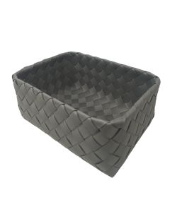 Cestino da buffet grigio con bordo rinforzato cm 39x28 h 15