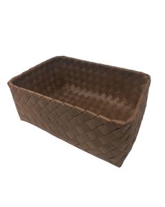 Cestino da buffet marrone con bordo rinforzato cm 27x19 h 10