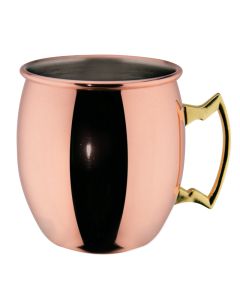 Tazza moscow mule bombata Mixage Copper in acciaio inox 18/10 placcato in rame cl 40