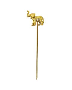 Set 6 spiedini cocktail Elefante in acciaio inix 18/10 con rivestimento PVD oro