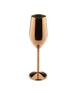 Flute champagne rame in acciaio inox 18/10 rivestito in pvd cl 24