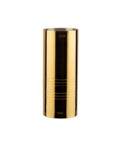 Misurino cilindrico doppio oro in acciaio inox 18/10 rivestito in PVD ml 30/60