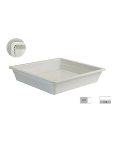 EFAY Bacinella GN 2/4 American Style avorio in melamina cm 53x16,2 h cm 2