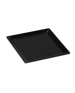 EFAY Piattino nero Le Petit Rosemary in melamina cm 10x10