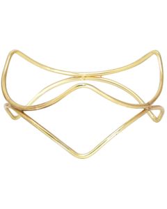 EFAY Stand antiscivolo universale oro Dance in acciaio rivestito in PVC cm 21,5 h cm 10