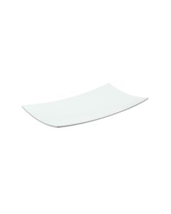 EFAY Piatto GN 1/4 curvo avorio Luna in melamina cm 26,5x16
