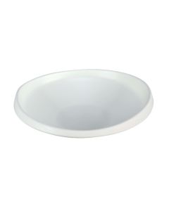 EFAY Piatto fondo obliquo avorio Taiji in melamina cm 16x15,8 h cm 4,5