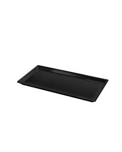 EFAY Vassoio rettangolare nero Velocity in melamina cm 35x17